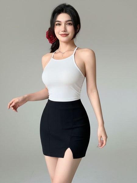 white top