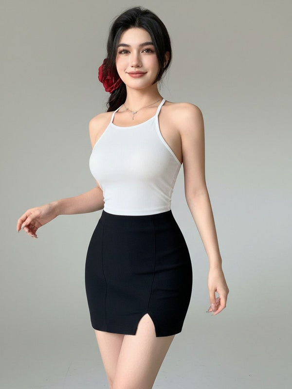 white top