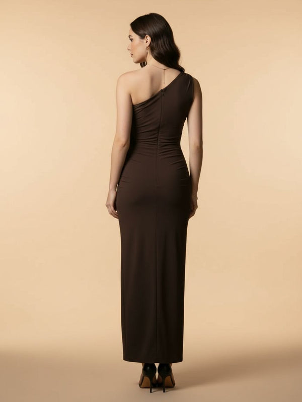 brown dress