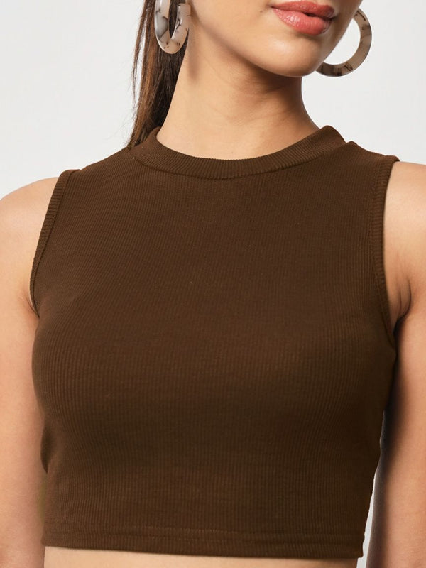 brown top