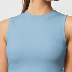 light blue top
