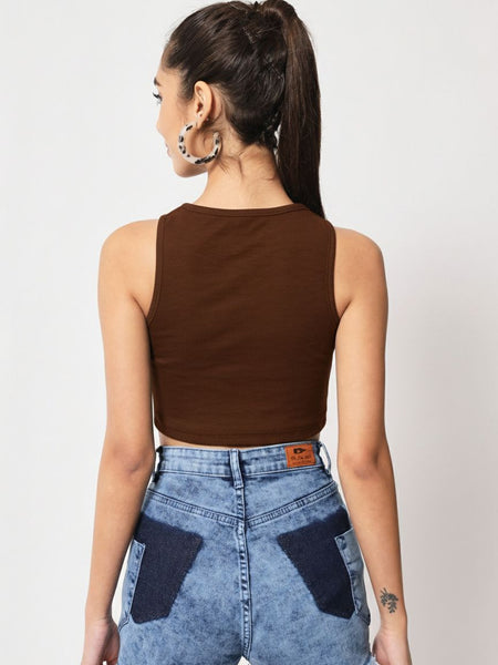 brown top