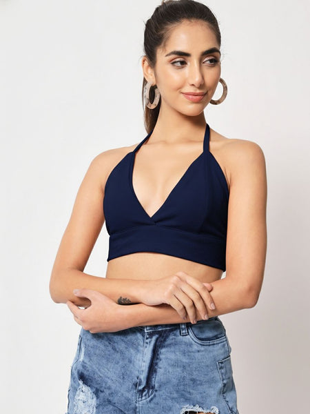 dark blue top