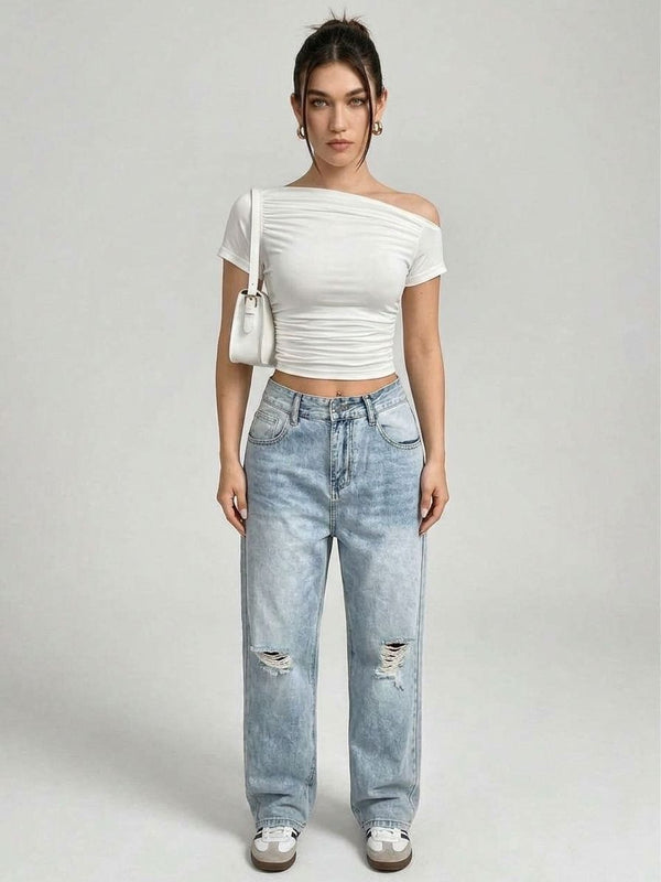 white top