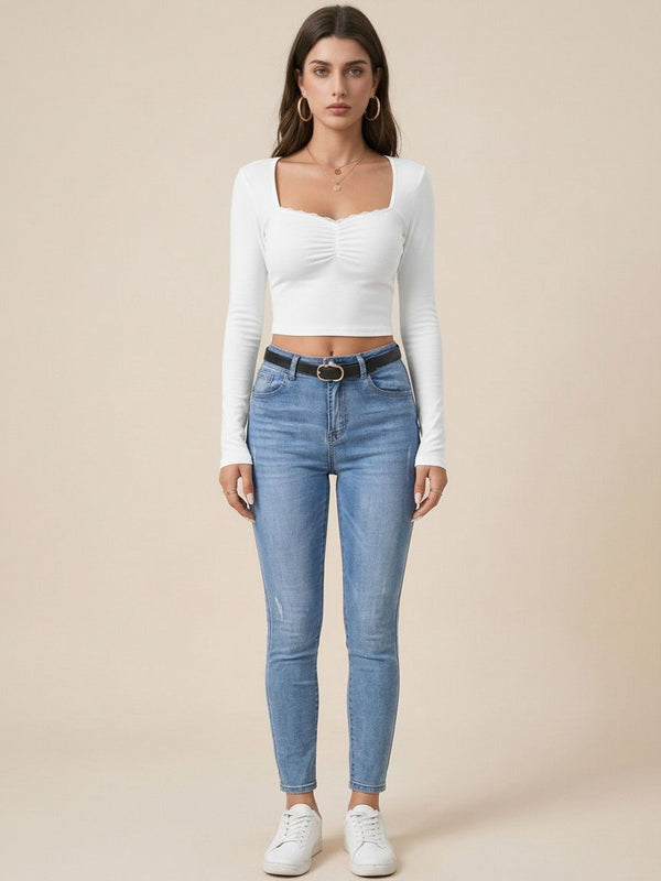 white top