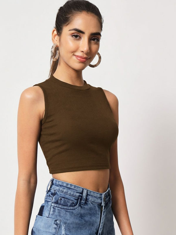 brown top