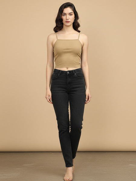 beige top