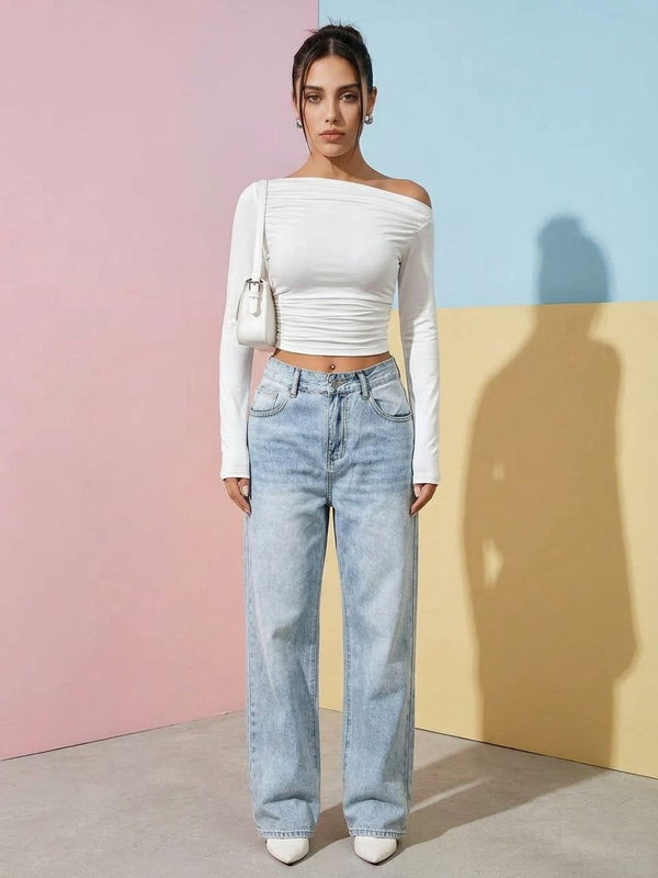 white top