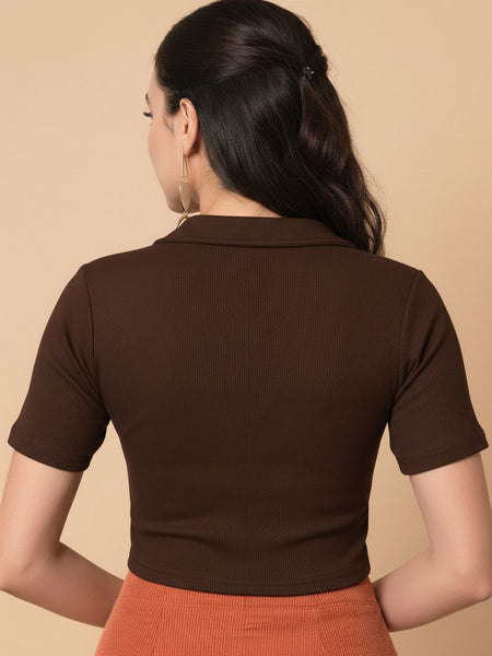 brown top