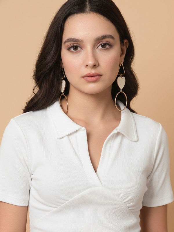 white top