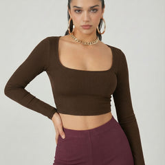 brown top