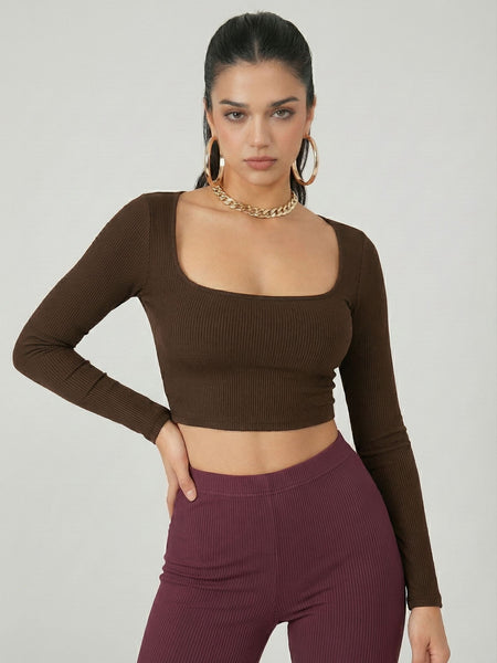 brown top