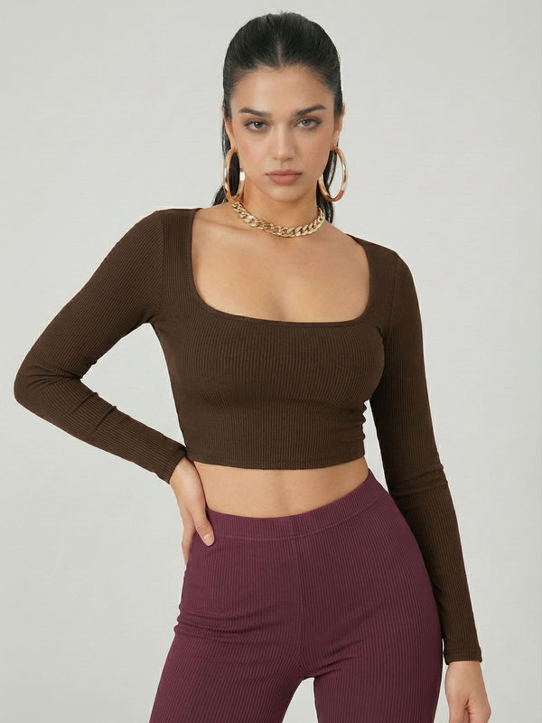 brown top