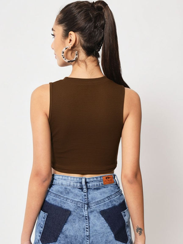 brown top