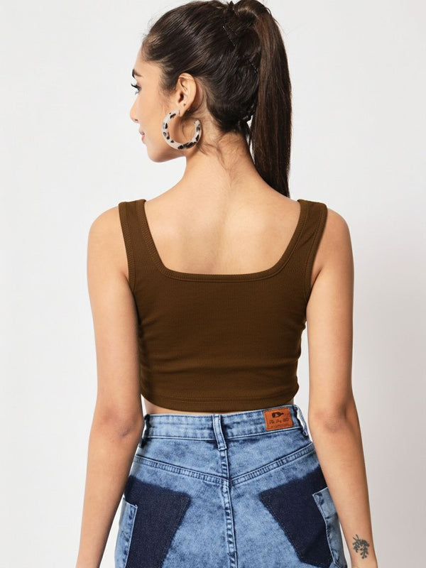 brown top