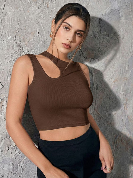 brown top