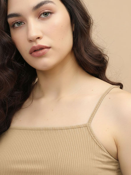 beige top