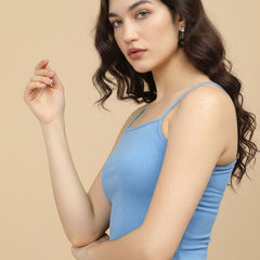 light blue top
