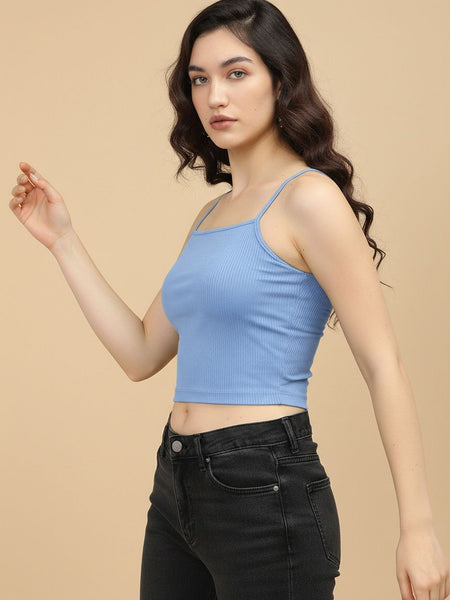 light blue top