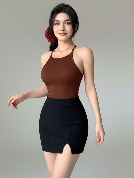 brown top