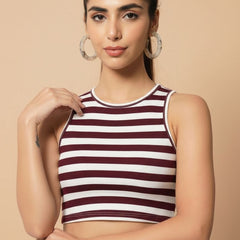 maroon top