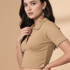 beige top