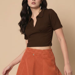 brown top
