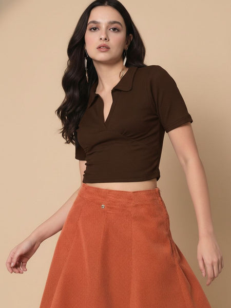 brown top