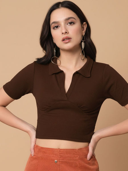 brown top