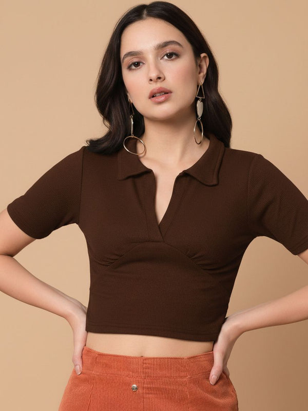 brown top