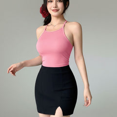 pink top