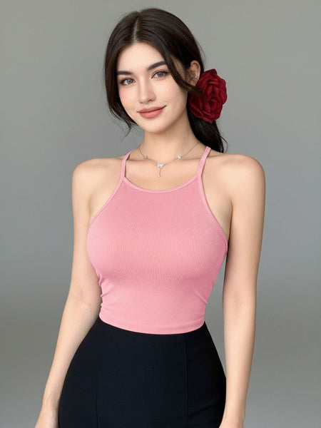 pink top