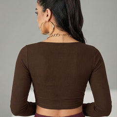brown top
